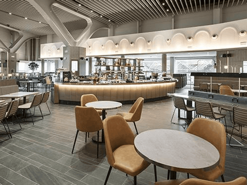 Plaza Premium Lounge, Rome Fiumicino, Italy Plaza Premium Lounge, Rome Fiumicino, Italy