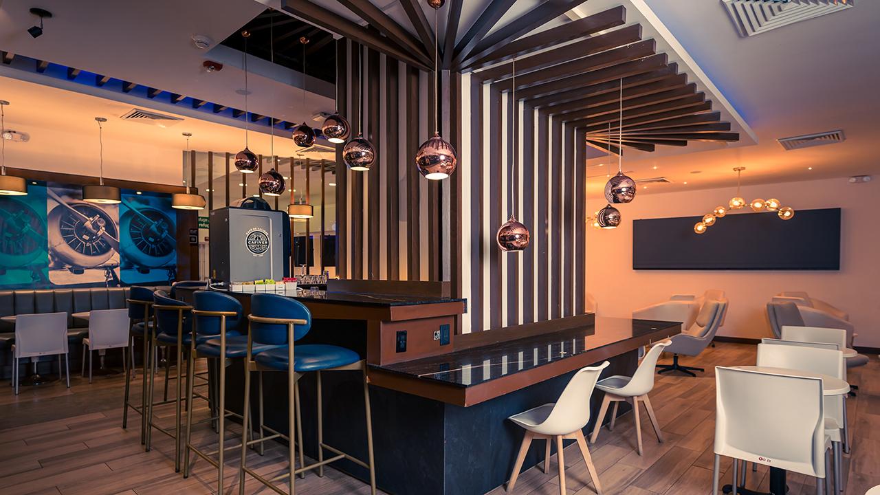 The Lounge in Partnership with Air Transat, Cancun International, Mexico The Lounge in Partnership with Air Transat, Cancun International, Mexico