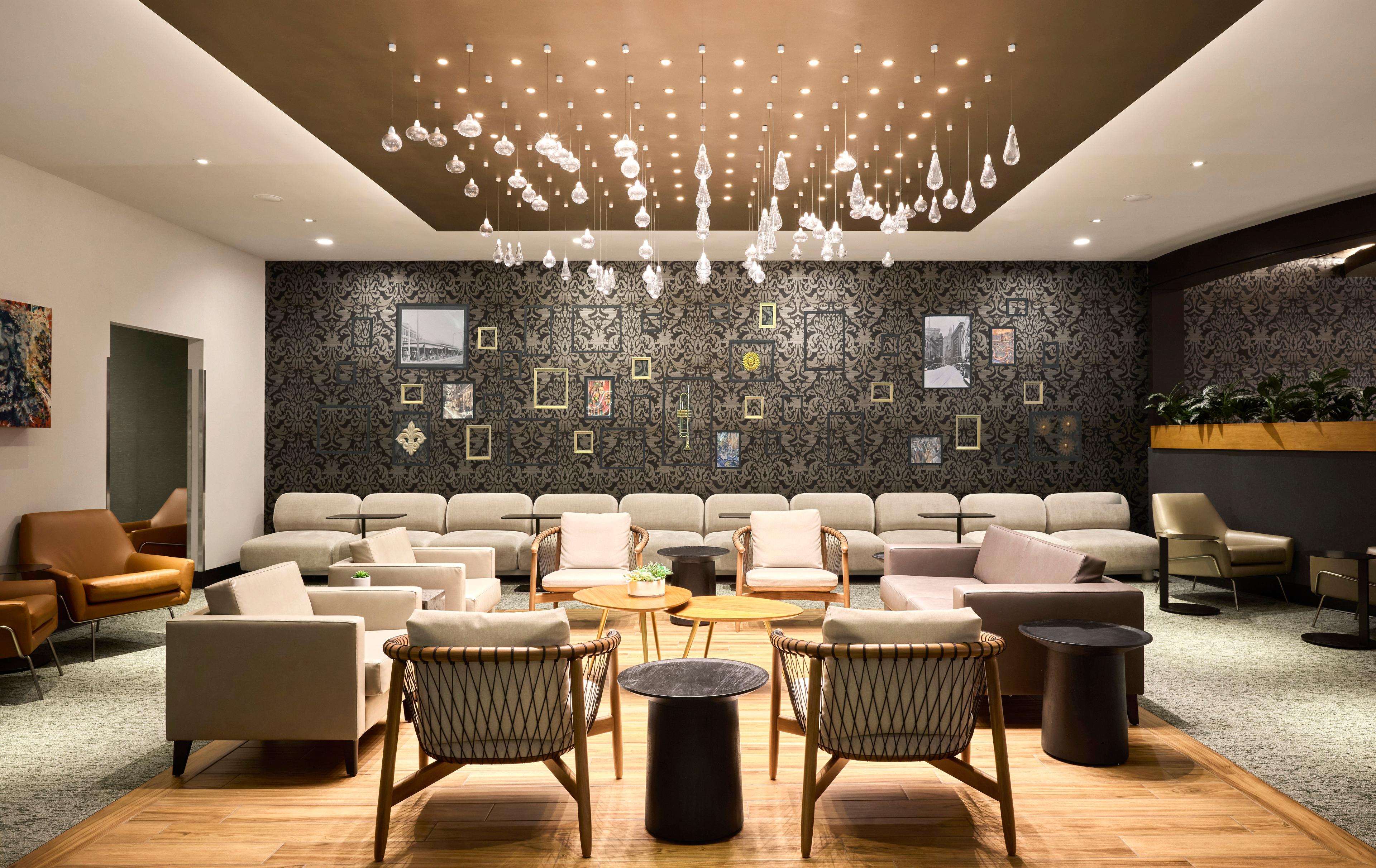 The Club MSY, Louis Armstrong New Orleans International, USA The Club MSY, Louis Armstrong New Orleans International, USA