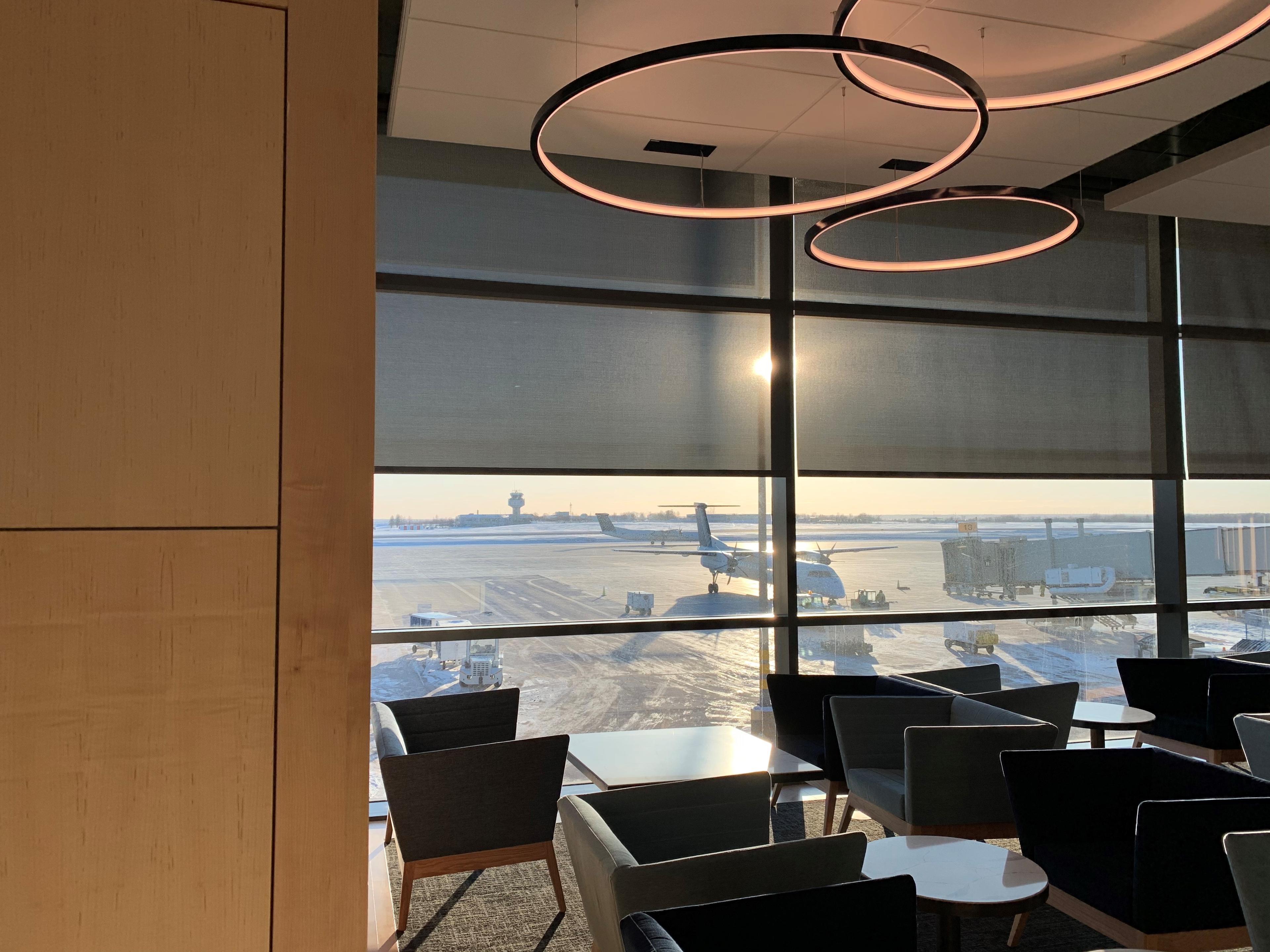 Aspire Salon Lounge, Ottawa Macdonald Cartier Intl, Canada Aspire Salon Lounge, Ottawa Macdonald Cartier Intl, Canada